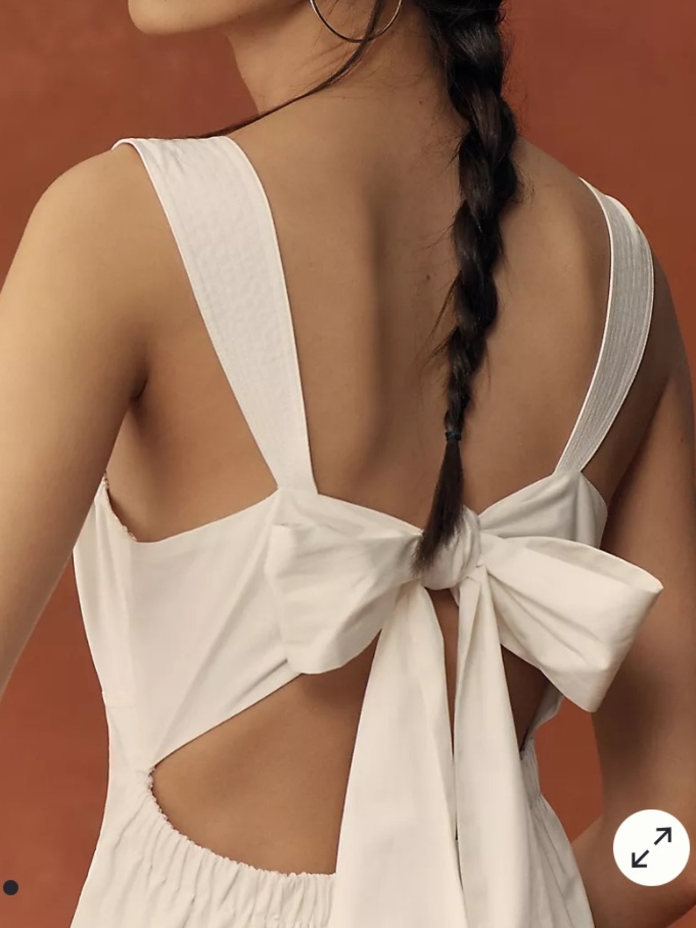 Moon River Tiered Eyelet Midi Dress white - Picture 8 of 8